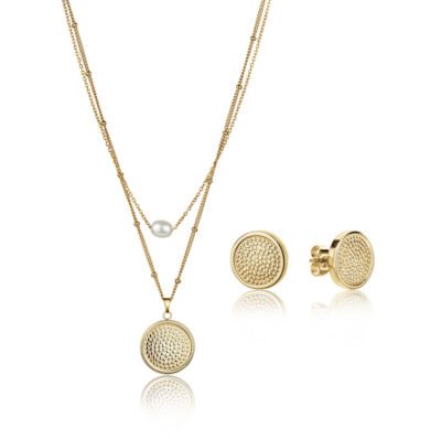 Rosa Set in Gold