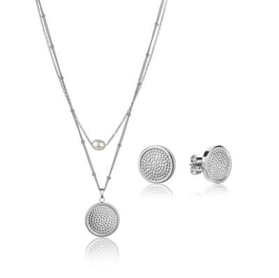 Agathe Set in Silver