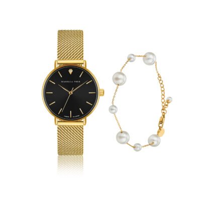 Luna set in Gold